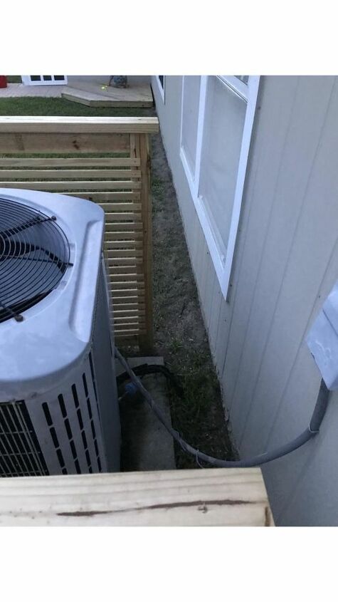 need to hide your ac try building a fence around your ac unit, DIY outdoor AC unit fence
