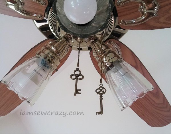 How To Attach Any Pull To A Ceiling Fan Chain Diy Hometalk