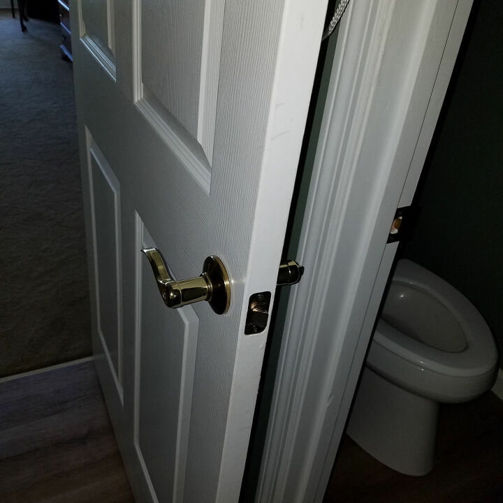 how do i paint door hardware
