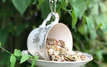 Cómo hacer un comedero para pájaros de taza de té colgante