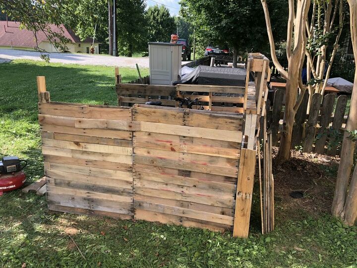 pallet bike shed