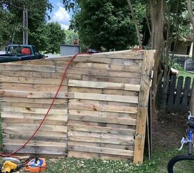 Pallet discount bike storage