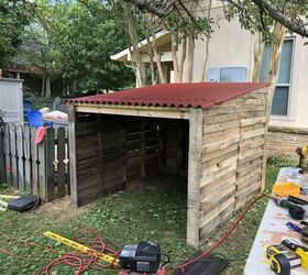 How to Build a Pallet Bike Shed DIY Hometalk