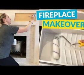 Una chimenea de ladrillo lúgubre obtiene un nuevo aspecto usando