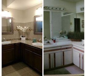 Encimera de granito de imitación - Baño principal | Hometalk