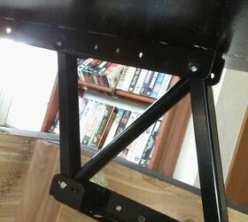 Convierte un viejo cofre de juguete en una mesa de café levantada