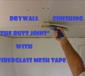 DIY - Cómo obtener una junta plana para paneles de yeso con cinta de