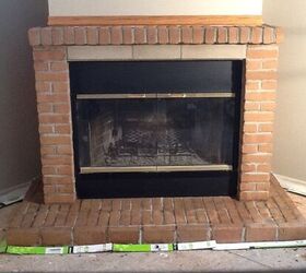 Ladrillos de la chimenea de lavado blanco | Hometalk