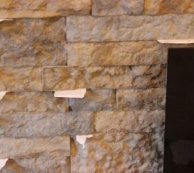 DIY Airstone chapa de piedra acento pared | Hometalk