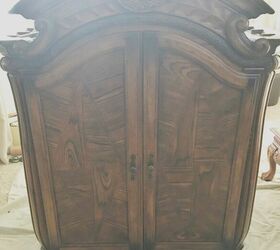 upcycled coffee table armoire, The beast