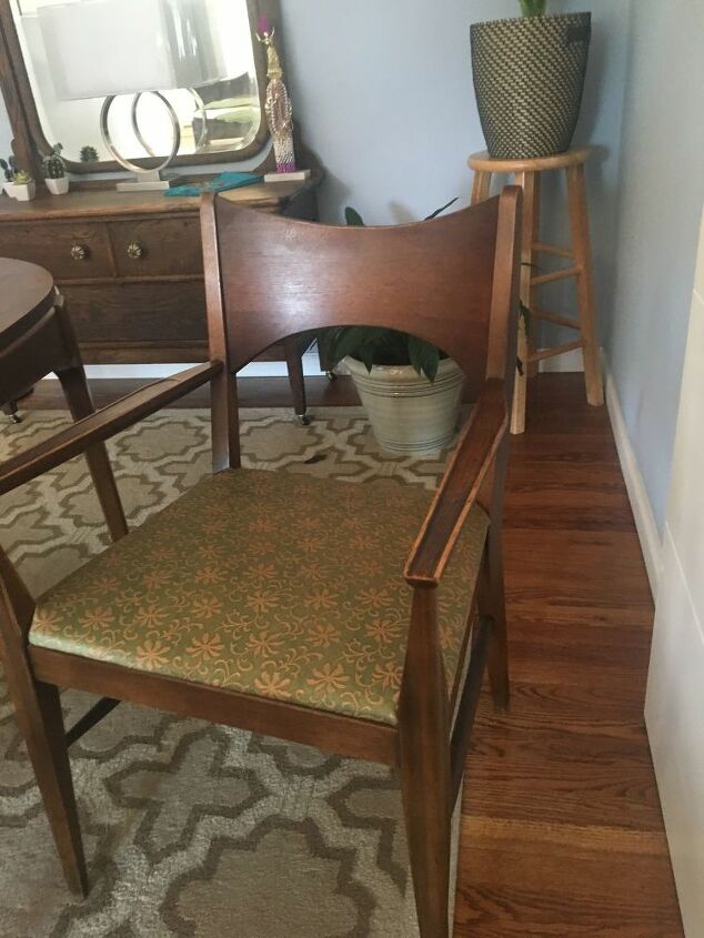 q do i refinish these mid century dining chairs