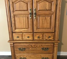upcycled armoire cabinet diy farmhouse cabinet freebie, Before