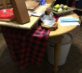 q how to turn my table into an kitchen island