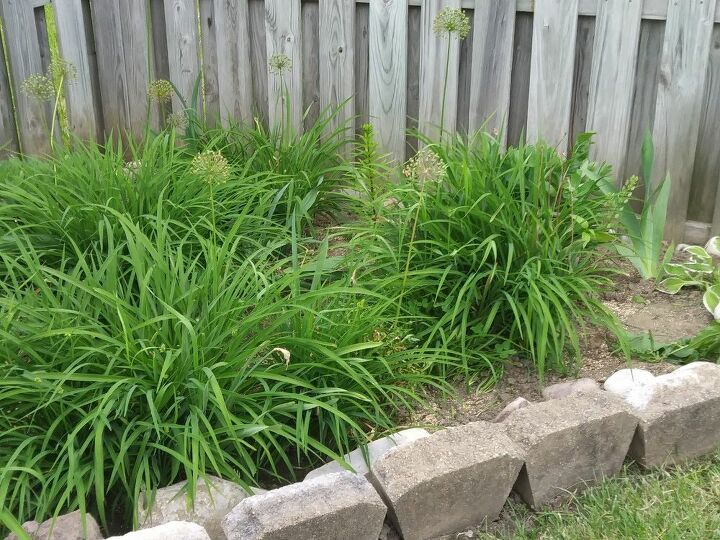 q how can i incorporate bricks and rocks in my flower garden