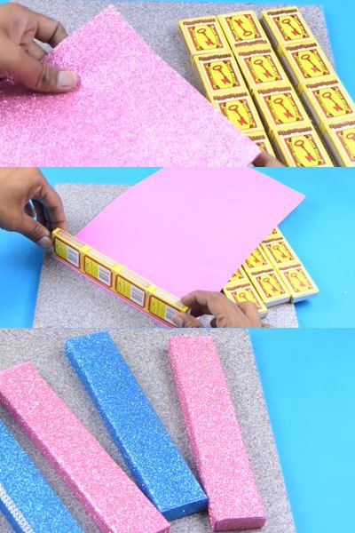 How To Make Beautiful Wall Hanging Craft Made From Matchboxes And