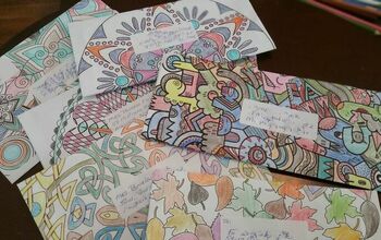 Coloring Pages Turned Into Envelopes