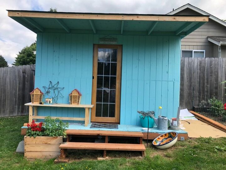 How to Build a Pallet Potting Shed Hometalk