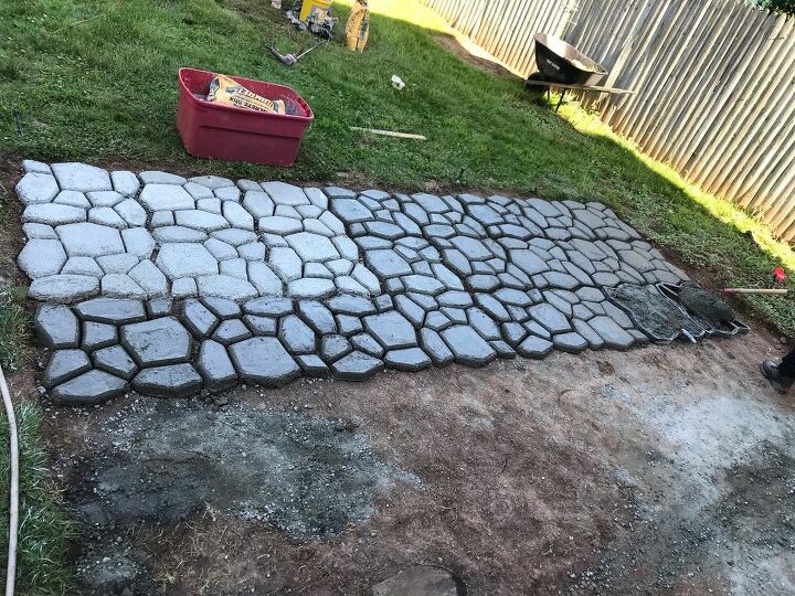 How to Make a DIY Patio With WalkMaker Mold | Hometalk