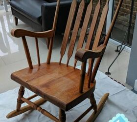 painting a rocking chair