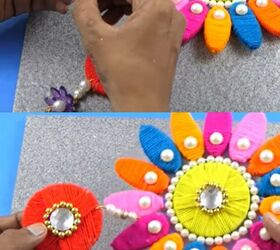 diy best out of waste craft from wool plastic bottles