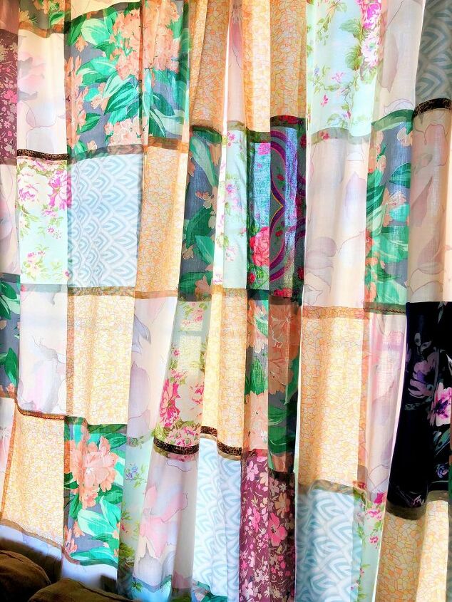 cortinas patchwork sin coser