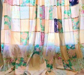 no sew patchwork curtains