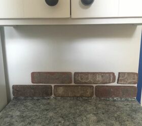 diy brick tile backsplash, Use Your Finger to Space