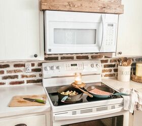 How To Make A Diy Brick Tile Backsplash Hometalk