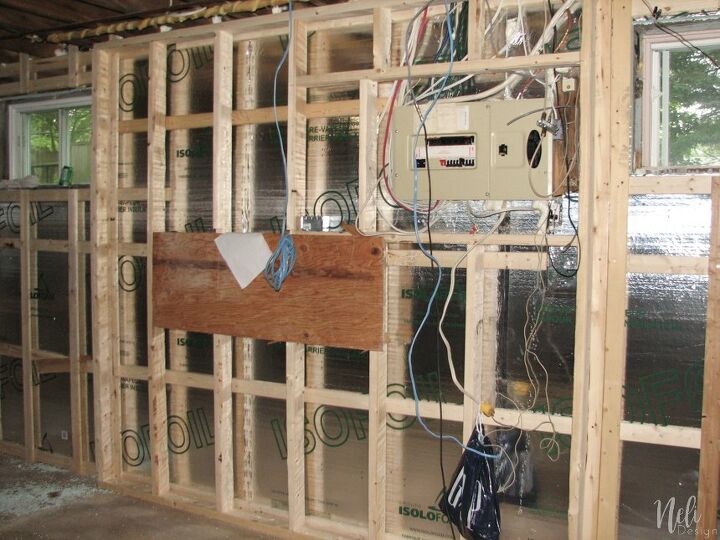 how to hide an electrical panel while keeping an easy access