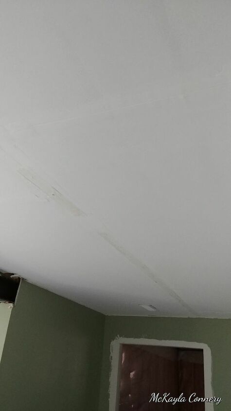 How Do I Cover Up A Bad Mudding Taping Job Hometalk - How To Cover Up Bad Ceiling Drywall
