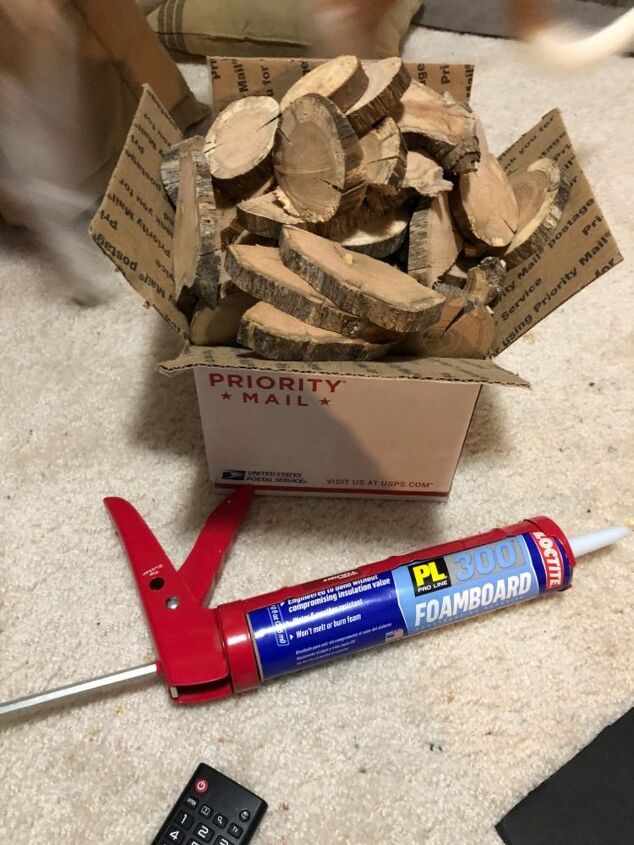 diy faux fireplace