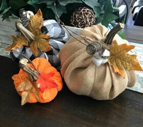 easy fabric fall pumpkins