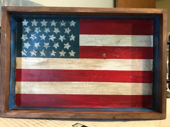 funky fourth of july tray