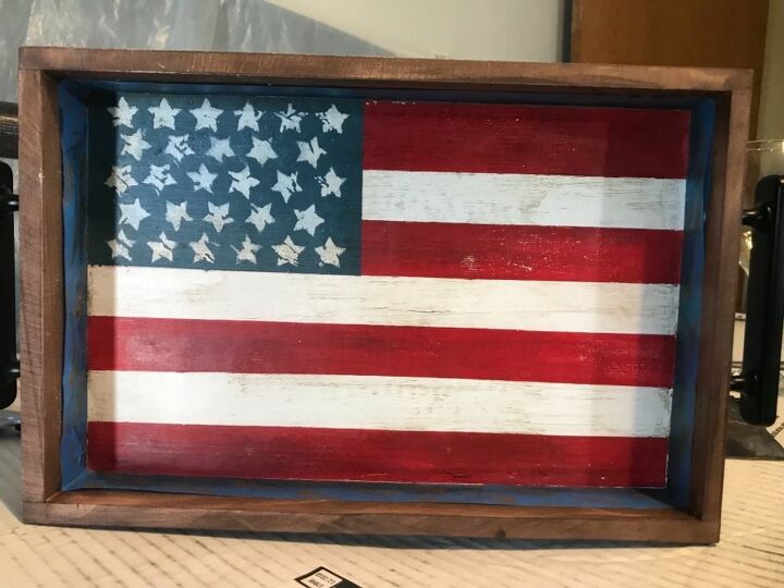 funky fourth of july tray