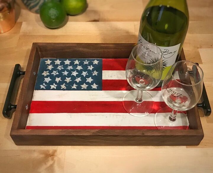 funky fourth of july tray