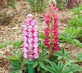 repurposed garden trowel flower