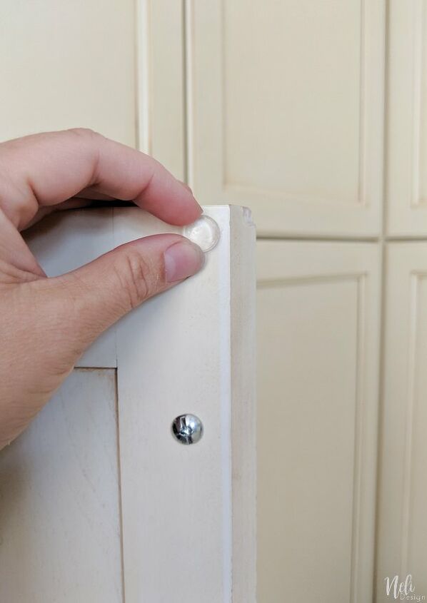 How To Get Rid Of Sticky Bumpers From Cabinet Doors Diy Hometalk