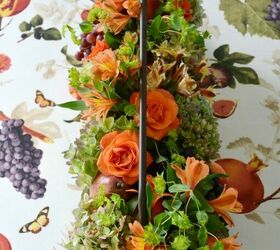 diy fruit and flower table centerpiece