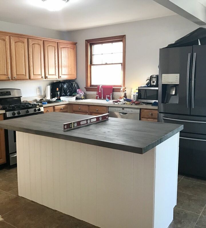 Diy Kitchen Island With Stock Cabinets Hometalk
