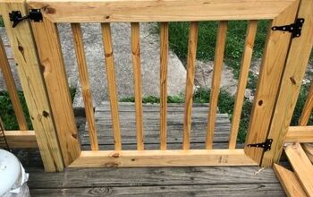 Outdoor Baby Gate!