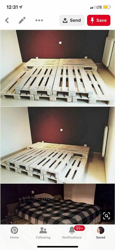 como posso fazer uma estrutura de cama elevada com paletes