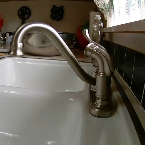 easy kitchen faucet swap
