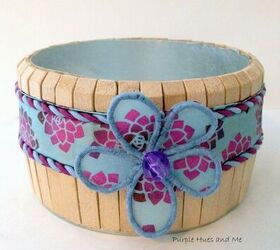 decorative clothespin container
