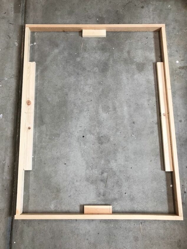 how to make an easy 3 wood canvas frame