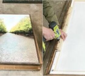 how to make an easy 3 wood canvas frame