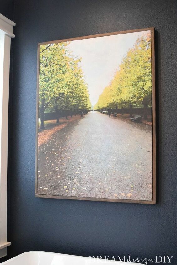 how to make an easy 3 wood canvas frame