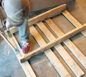 Cómo hacer una mesa auxiliar de madera de palet de estilo rústico