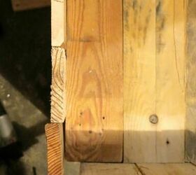 how to make a rustic style pallet wood side table
