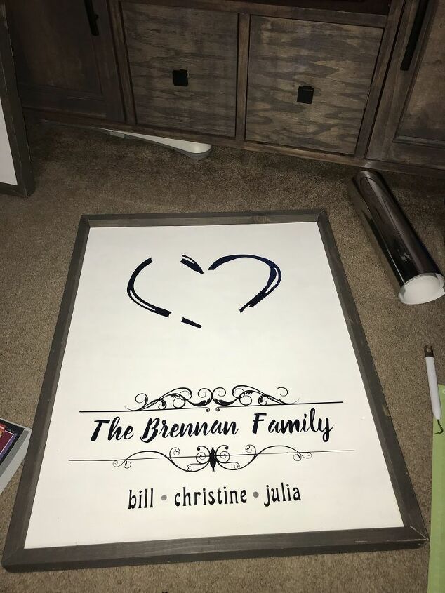 diy large entryway signs woodworking and cricut project