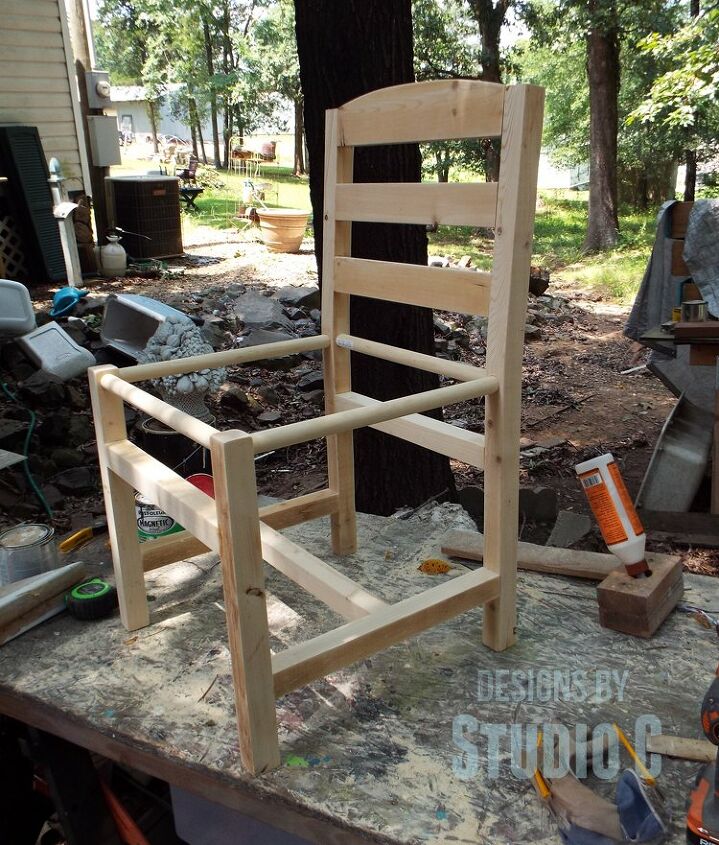 build a chair with a woven seat